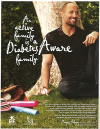 The Rock wrestles diabetes in Novo awareness effort