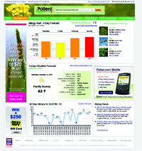 Pollen.com adds new features for allergy season