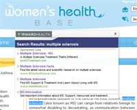 Good Health Media's sponsored link box