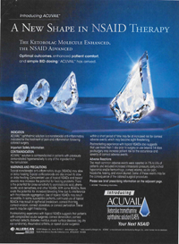 DDMAC slaps Premarin patient testimonials, Acuvail journal ad