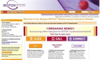 Botox's reimbursement site