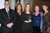 MAHF chairperson Dave Chapman with the daughters of 2012 inductee, the late Charles Daly