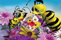 A 2005 study suggested the Nasonex bee's wings were distracting
