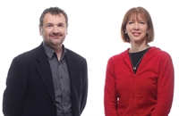 Rich Levy (EVP and chief creative officer) and Dana Maiman (president and CEO)