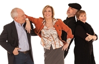 From left: Steve Frederick, Charlene Prounis, Steve Witt and Helen Appelbaum