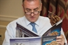 Peter Shaw from MD Mindset reads a sales aid