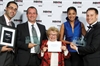 World-renowned psychosexual therapist Dr. Ruth Westheimer presents, rather appropriately, an award to RAPP and Pfizer for the Viagra anti-counterfeiting campaign