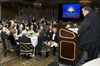 MAHF incoming chairman Jay Carter introduces the three inductees