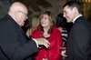 Harry Sweeney, a 2009 MAHF inductee, chats with Suzanne Besse of PMD and Charles Hunt, president of the AMM and VP/new business at Haymarket Media