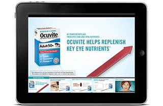 iPad work for Bausch + Lomb's Ocuvite iPad work for Bausch + Lomb's Ocuvite
