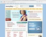 Everyday Health homepage Everyday Health homepage