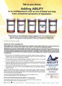 Abilify: the second-most advertised DTC brand as of September Abilify: the second-most advertised DTC brand as of September