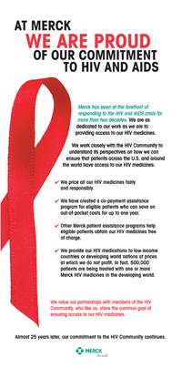Merck in row over AIDS-drug pricing Merck in row over AIDS-drug pricing