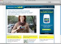 Pfizer piles on Tylenol with Advil ads, website Pfizer piles on Tylenol with Advil ads, website
