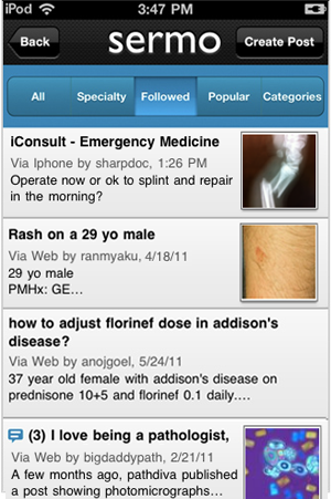 Sermo develops real-time medical mobile app for docs Sermo develops real-time medical mobile app for docs