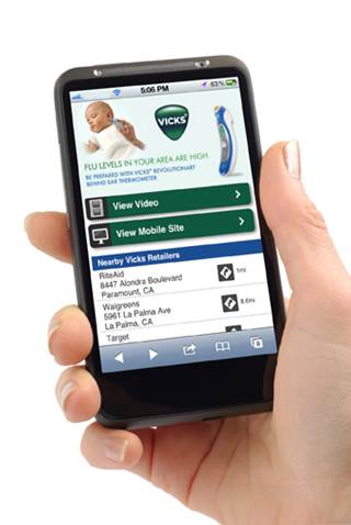 A targeted mobile effort for a thermometer shadows the flu A targeted mobile effort for a thermometer shadows the flu