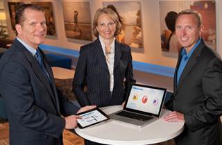 Novo Nordisk's Bob Muha, Amy West and Martin Jernigan Novo Nordisk's Bob Muha, Amy West and Martin Jernigan