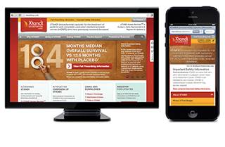 Giant's web and mobile work for Xtandi Giant's web and mobile work for Xtandi