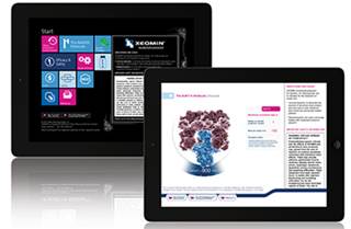 The XEOMIN iXEO app The XEOMIN iXEO app