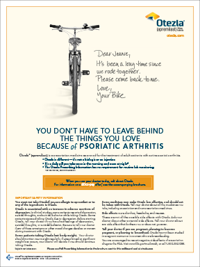 Evoke Health's creative team worked on psoriatic arthritis for Celgene's Otezla Evoke Health's creative team worked on psoriatic arthritis for Celgene's Otezla
