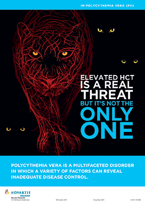 A Polycythemia vera disease-awareness ad from Flashpoint Medica on behalf of Novartis Oncology A Polycythemia vera disease-awareness ad from Flashpoint Medica on behalf of Novartis Oncology