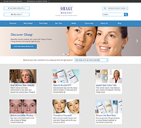 GA Communication Group's responsive website for Obagi Medical Products GA Communication Group's responsive website for Obagi Medical Products