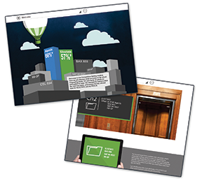 Guidemark Health's digital educational series for Biogen utilizes an infographic to create an intuitive and enticing learning experience Guidemark Health's digital educational series for Biogen utilizes an infographic to create an intuitive and enticing learning experience