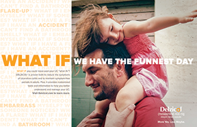 Havas Lynx produced this ad for Actavis's Delzicol, an ulcerative colitis drug Havas Lynx produced this ad for Actavis's Delzicol, an ulcerative colitis drug