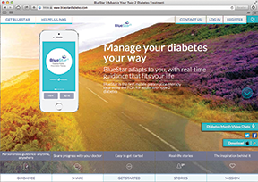 Havas Life New York's interactive website for BlueStar Diabetes Havas Life New York's interactive website for BlueStar Diabetes
