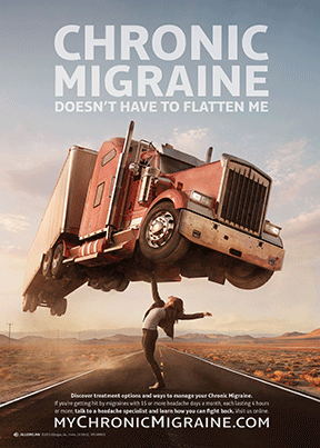 An ad for Botox as an end to chronic migraine An ad for Botox as an end to chronic migraine
