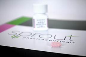 Sprout's flibanserin received FDA approval on Tuesday, August 18 Sprout's flibanserin received FDA approval on Tuesday, August 18